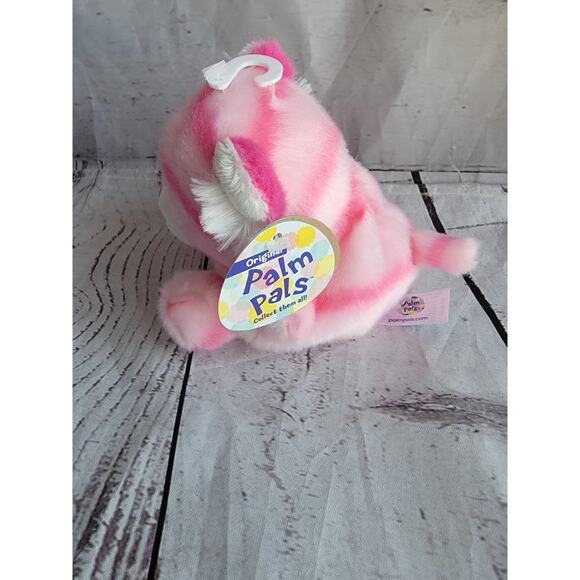 New Aurora World Palm Pals Rose Pink Tiger 5inch Plush Stuffed Animal Toy - Picture 3 of 7